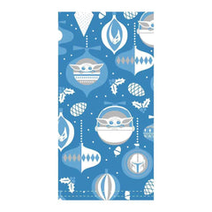 Star Wars: The Mandalorian - Grogu Christmas Holiday Tea Towel (Blue) - Bioworld