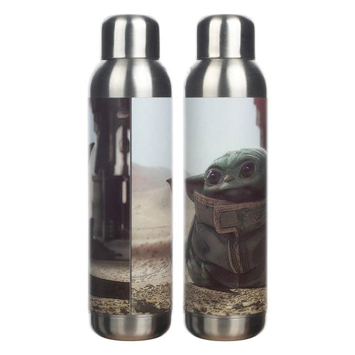 Star Wars: The Mandalorian - Grogu Stainless Steel Water Bottle (22 oz.) - Bioworld