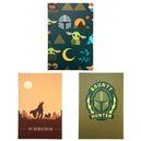 Star Wars: The Mandalorian - Grogu Stationery Gift Set - Bioworld - Journals, Pencil Pouch, Floaty Pen