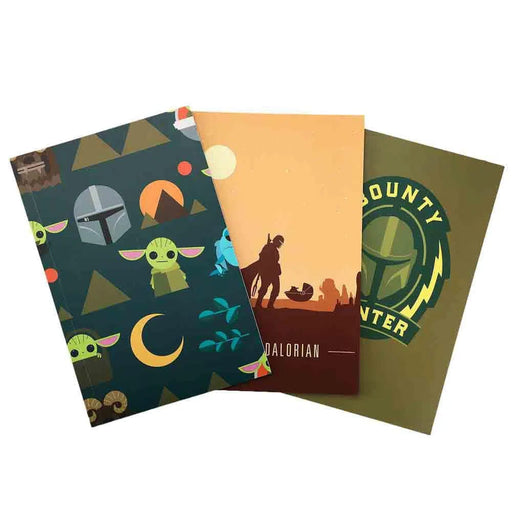 Star Wars: The Mandalorian - Grogu Stationery Gift Set - Bioworld - Notebooks, Pencil Pouch, Floaty Pen