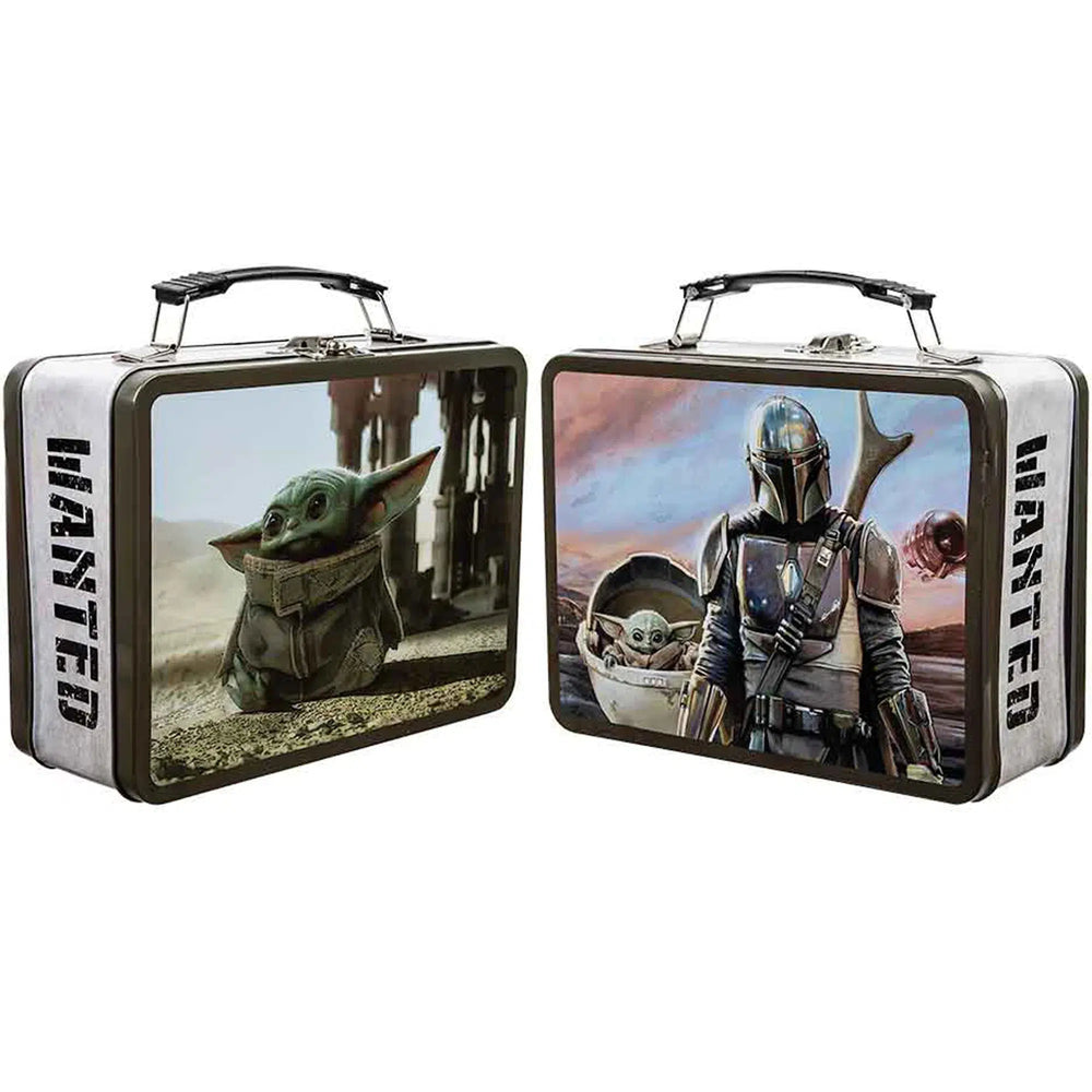 Star Wars: The Mandalorian - Grogu & The Mandalorian Tin Lunchbox - BIoworld