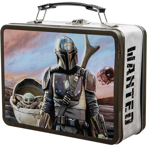 Star Wars: The Mandalorian - Grogu & The Mandalorian Tin Lunchbox - BIoworld