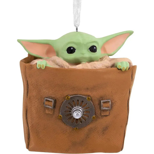 Star Wars: The Mandalorian - Grogu in Bag Christmas Ornament - Hallmark