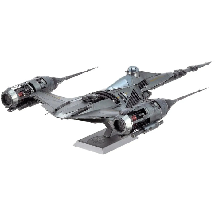 Star Wars: The Mandalorian - Mandalorian N-1 Starfighter Figure 3D Model Kit (Steel, Hard Difficulty) - Fascinations - Metal Earth Premium Series - (2023)