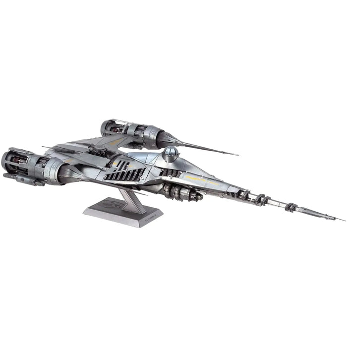 Star Wars: The Mandalorian - Mandalorian N-1 Starfighter Figure 3D Model Kit (Steel, Hard Difficulty) - Fascinations - Metal Earth Premium Series - (2023)