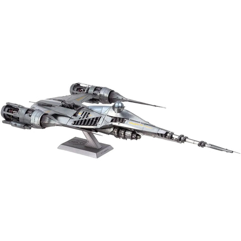 Star Wars: The Mandalorian - Mandalorian N-1 Starfighter Figure 3D Model Kit (Steel, Hard Difficulty) - Fascinations - Metal Earth Premium Series - (2023)