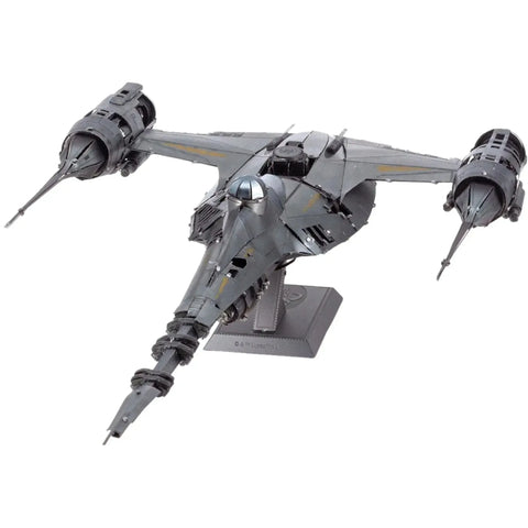 Star Wars: The Mandalorian - Mandalorian N-1 Starfighter Figure 3D Model Kit (Steel, Hard Difficulty) - Fascinations - Metal Earth Premium Series - (2023)