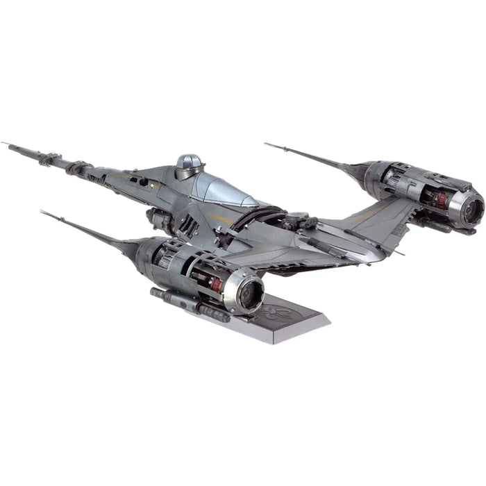 Star Wars: The Mandalorian - Mandalorian N-1 Starfighter Figure 3D Model Kit (Steel, Hard Difficulty) - Fascinations - Metal Earth Premium Series - (2023)