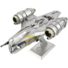 Star Wars: The Mandalorian - Razor Crest Spacecraft 3D Figure Model Kit (Steel, Moderate Difficulty) - Fascinations - Metal Earth Premium Series - (2022)