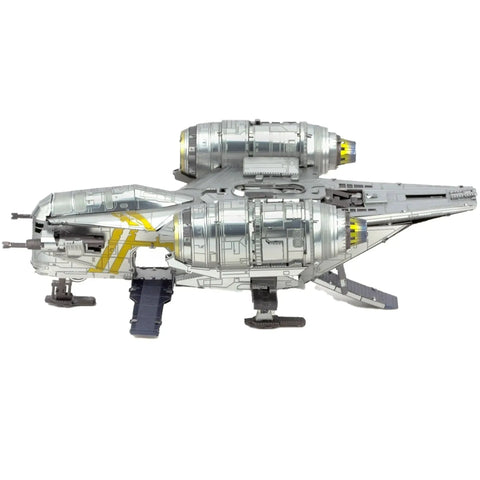 Star Wars: The Mandalorian - Razor Crest Spacecraft 3D Figure Model Kit (Steel, Moderate Difficulty) - Fascinations - Metal Earth Premium Series - (2022)