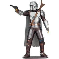Star Wars: The Mandalorian - The Mandalorian 3D Figure Model Kit (Steel, Hard Difficulty) - Fascinations - Metal Earth Premium Series - (2020)