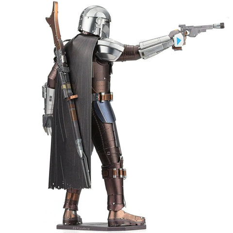 Star Wars: The Mandalorian - The Mandalorian 3D Figure Model Kit (Steel, Hard Difficulty) - Fascinations - Metal Earth Premium Series - (2020)