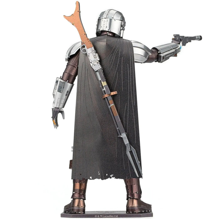 Star Wars: The Mandalorian - The Mandalorian 3D Figure Model Kit (Steel, Hard Difficulty) - Fascinations - Metal Earth Premium Series - (2020)