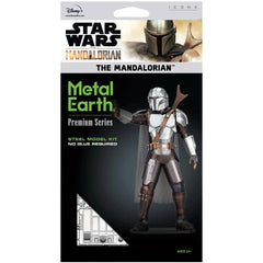 Star Wars: The Mandalorian - The Mandalorian 3D Figure Model Kit (Steel, Hard Difficulty) - Fascinations - Metal Earth Premium Series - (2020)
