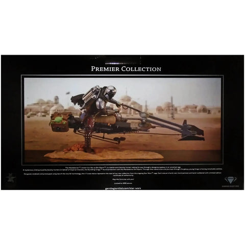 Star Wars - The Mandalorian on Swoop Bike Statue (1/7 Scale) - Gentle Giant Ltd. - Premier Collection - Image 3