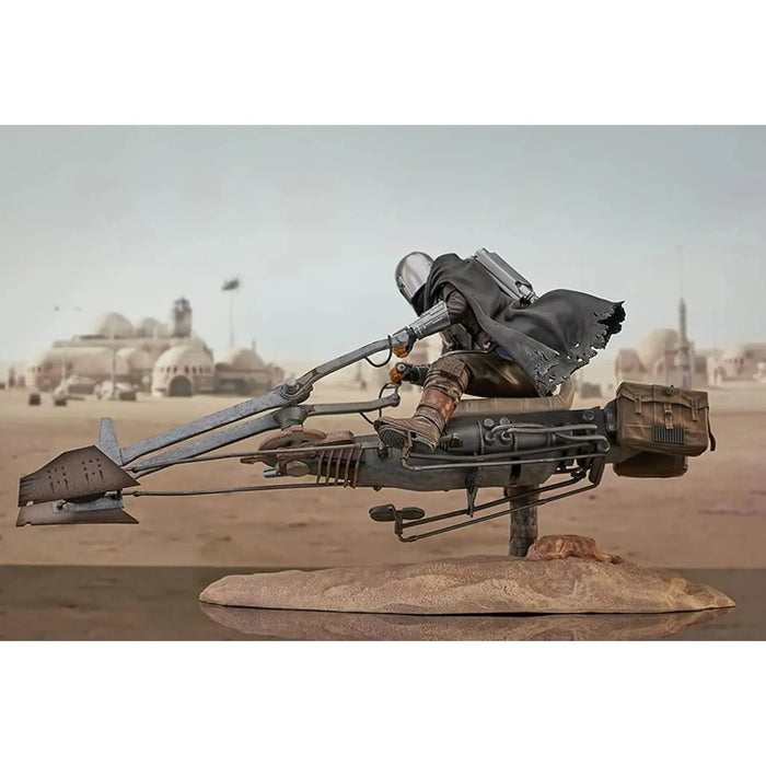 Star Wars - The Mandalorian on Swoop Bike Statue (1/7 Scale) - Gentle Giant Ltd. - Premier Collection