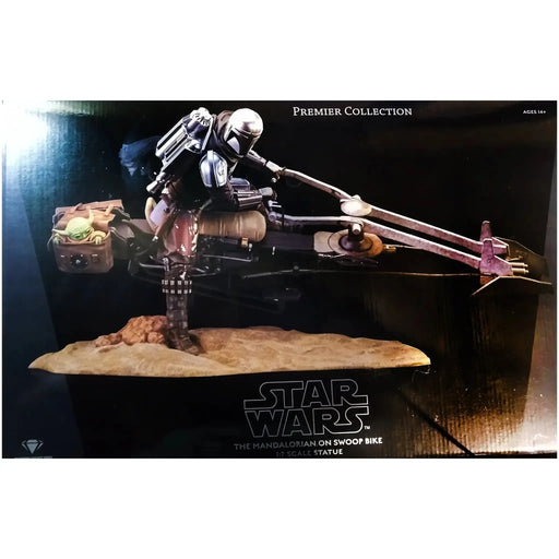 Star Wars - The Mandalorian on Swoop Bike Statue (1/7 Scale) - Gentle Giant Ltd. - Premier Collection