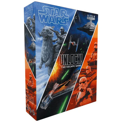 Star Wars: Unlock! - Cooperative Escape Room Board Game for Family, and Adults (1-6 Players, Ages 10+) - Space Cowboys