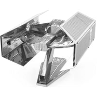 Star Wars - Unpainted Darth Vader's Tie Advanced X1 Figure Model Kit (Steel, Moderate Difficulty) - Fascinations - Metal Earth Series