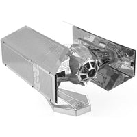 Star Wars - Unpainted Darth Vader's Tie Advanced X1 Figure Model Kit (Steel, Moderate Difficulty) - Fascinations - Metal Earth Series