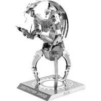 Star Wars - Unpainted Destroyer Droid Figure Model Kit (Steel, Challenging Difficulty) - Fascinations - Metal Earth Series