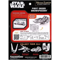 Star Wars - Unpainted First Order Snowspeeder Figure Model Kit (Steel, Challe...- Image 3