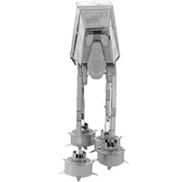 Star Wars - Unpainted Imperial AT-AT Figure Model Kit (Steel, Moderate Difficulty) - Fascinations - Metal Earth Series