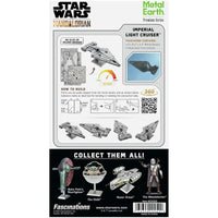 Star Wars - Unpainted Imperial Light Cruiser Ship Figure Model Kit (Steel, Ch...- Image 3