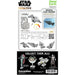 Star Wars - Unpainted Imperial Light Cruiser Ship Figure Model Kit (Steel, Challenging Difficulty) - Fascinations - Metal Earth Premium Series