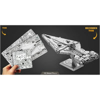 Star Wars - Unpainted Imperial Light Cruiser Ship Figure Model Kit (Steel, Ch...- Image 7