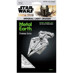Star Wars - Unpainted Imperial Light Cruiser Ship Figure Model Kit (Steel, Challenging Difficulty) - Fascinations - Metal Earth Premium Series