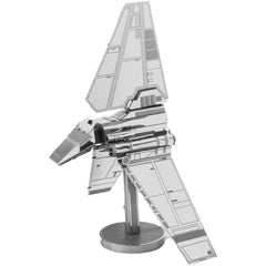 Star Wars - Unpainted Imperial Shuttle Figure Model Kit (Steel, Moderate Difficulty) - Fascinations - Metal Earth Series