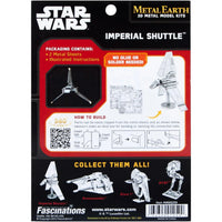 Star Wars - Unpainted Imperial Shuttle Figure Model Kit (Steel, Moderate Diff...- Image 3