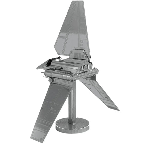 Star Wars - Unpainted Imperial Shuttle Figure Model Kit (Steel, Moderate Difficulty) - Fascinations - Metal Earth Series - Image 4