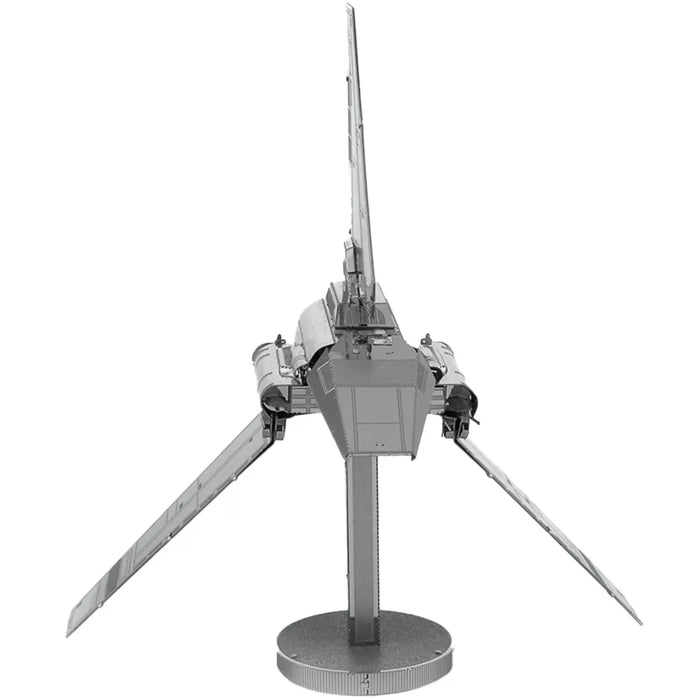 Star Wars - Unpainted Imperial Shuttle Figure Model Kit (Steel, Moderate Difficulty) - Fascinations - Metal Earth Series
