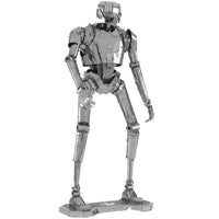 Star Wars - Unpainted K-2SO Figure Model Kit (Steel, Expert Difficulty) - Fascinations - Metal Earth Series