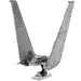Star Wars - Unpainted Kylo Ren's Command Shuttle Figure Model Kit (Steel, Challenging Difficulty) - Fascinations - Metal Earth Series