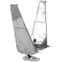 Star Wars - Unpainted Kylo Ren's Command Shuttle Figure Model Kit (Steel, Challenging Difficulty) - Fascinations - Metal Earth Series