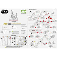 Star Wars - Unpainted Kylo Ren's Command Shuttle Figure Model Kit (Steel, Cha...- Image 6