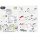 Star Wars - Unpainted Snowspeeder Figure Model Kit (Steel, Moderate Difficulty) - Fascinations - Metal Earth Series