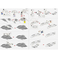Star Wars - Unpainted Snowspeeder Figure Model Kit (Steel, Moderate Difficult...- Image 7