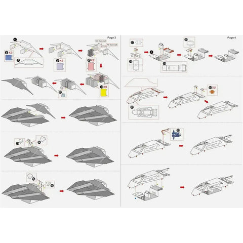 Star Wars - Unpainted Snowspeeder Figure Model Kit (Steel, Moderate Difficulty) - Fascinations - Metal Earth Series - Image 7