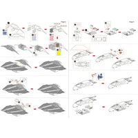 Star Wars - Unpainted Snowspeeder Figure Model Kit (Steel, Moderate Difficulty) - Fascinations - Metal Earth Series