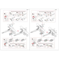 Star Wars - Unpainted X-Wing Starfighter Figure Model Kit (Steel, Challenging Difficulty) - Fascinations - Metal Earth Series