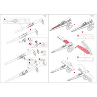 Star Wars - Unpainted X-Wing Starfighter Figure Model Kit (Steel, Challenging Difficulty) - Fascinations - Metal Earth Series