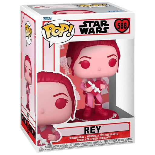 Star Wars - Valentines Day Rey Figure (#588) - Funko - Pop! Series