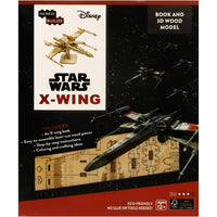 Star Wars - X-Wing 3D Wood Model Kit & Book - Insight Editions - IncrediBuilds Series - (2016)