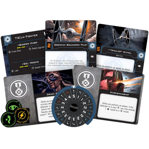 Star Wars X-Wing Second Edition Core Set - Miniature War Board Game for Family, and Adults (2 Players, Ages 14+) - Atomic Mass Games