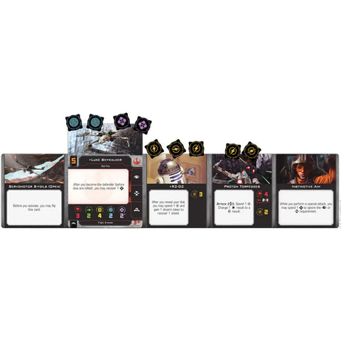 Star Wars X-Wing Second Edition Core Set - Miniature War Board Game for Family, and Adults (2 Players, Ages 14+) - Atomic Mass Games