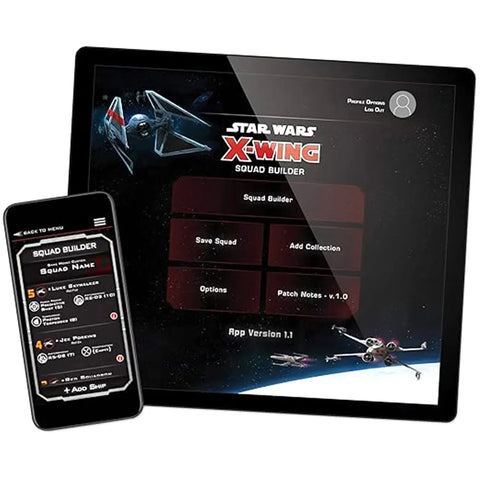Star Wars X-Wing Second Edition Core Set - Miniature War Board Game for Family, and Adults (2 Players, Ages 14+) - Atomic Mass Games
